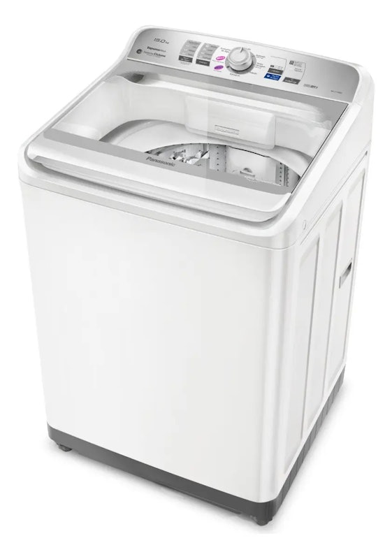 PANASONIC ｜ Máquina de lavar Ideal+ Panasonic 15 Kg Lavagem Eficiente SmartSense ｜ NA-F150B1WA