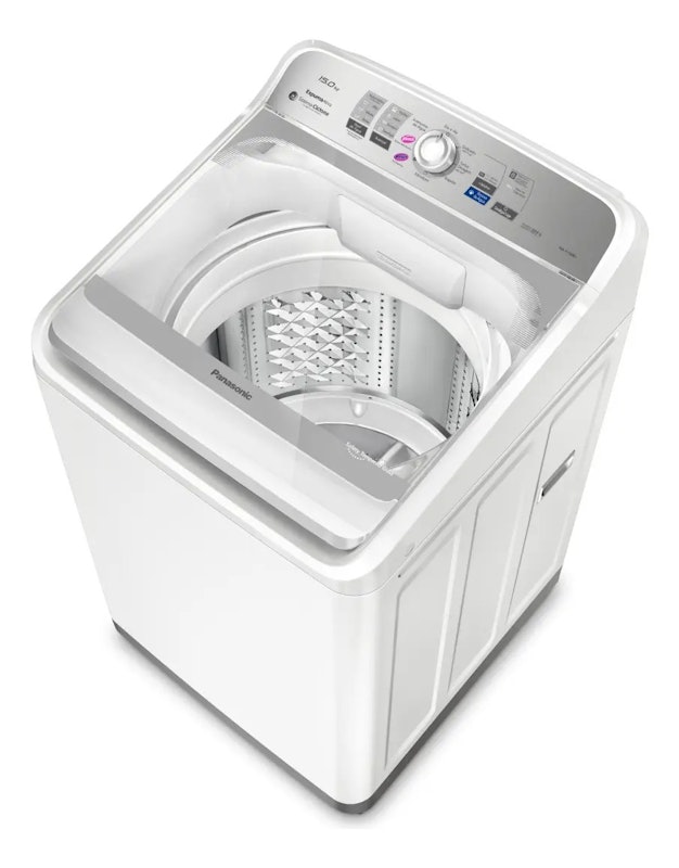 PANASONIC ｜ Máquina de lavar Ideal+ Panasonic 15 Kg Lavagem Eficiente SmartSense ｜ NA-F150B1WA