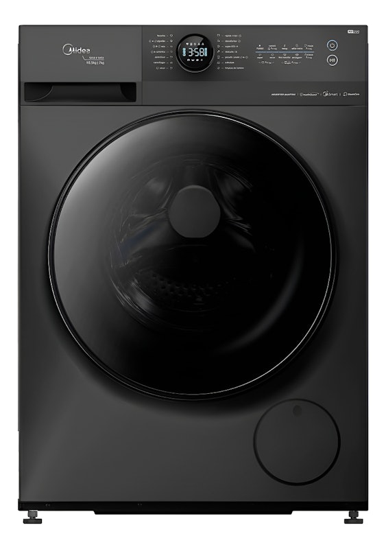 MIDEA ｜ Lava e Seca 10,5 kg Titanium HealthGuard Conectada ｜ MF200D105WB/GK-01